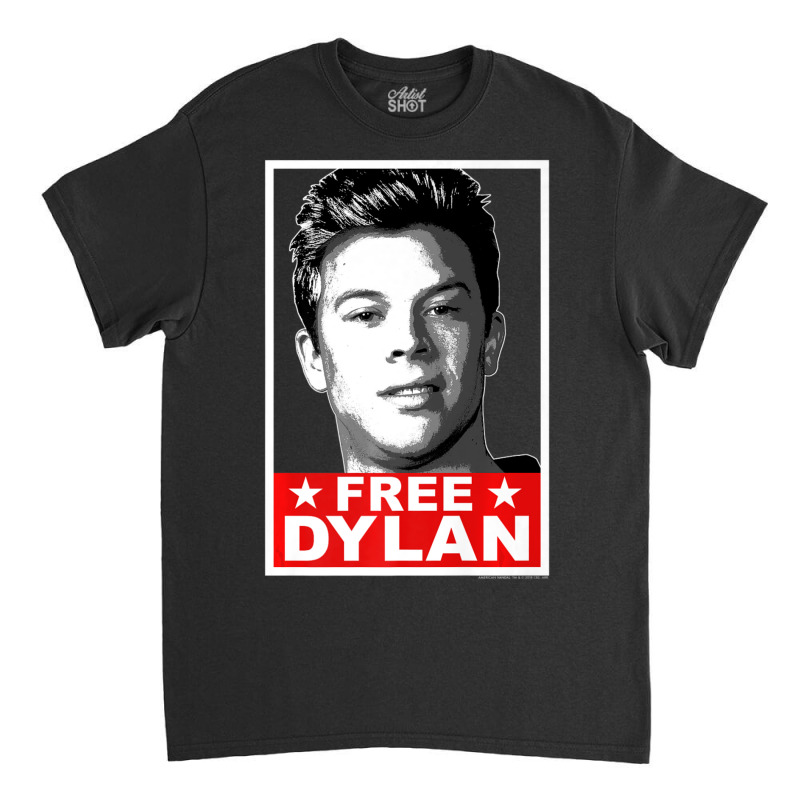 American Vandal Free Dylan Political Poster Classic T-shirt | Artistshot