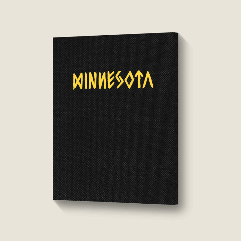 Minnesota Portrait Canvas Print | Artistshot