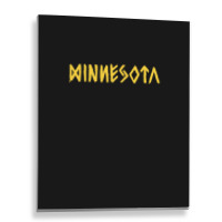 Minnesota Metal Print Vertical | Artistshot