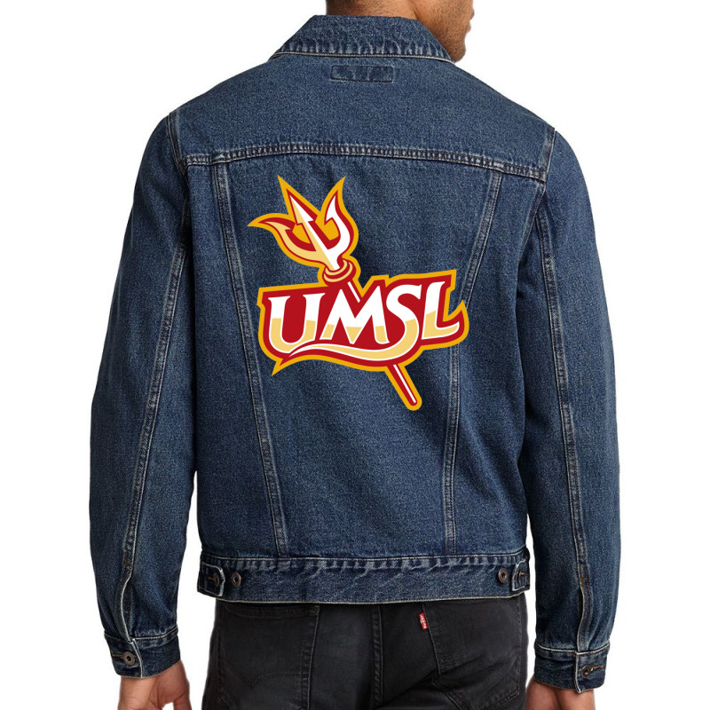 The Umsl Tritons Men Denim Jacket by cm-arts | Artistshot