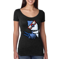 Bird Lover T- Shirt Blue Jay Bird Cyanocitta Cristata T- Shirt (1) Women's Triblend Scoop T-shirt | Artistshot