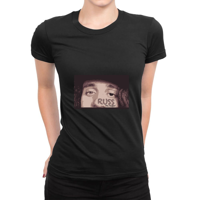 Russ Eyes Ladies Fitted T-shirt | Artistshot