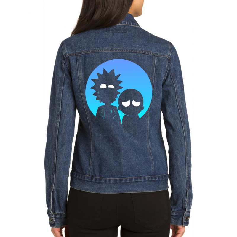 Zombie Movie Ladies Denim Jacket by dianasal | Artistshot