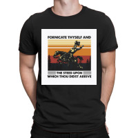 Fornicate Thyself And Steed Upon Which Thou Didst Arrive Vintage T-shirt | Artistshot