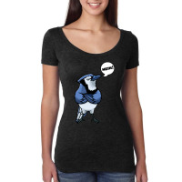 Blue Jay Bird T- Shirt Blue Jay Bird Cyanocitta Cristata T- Shirt Women's Triblend Scoop T-shirt | Artistshot