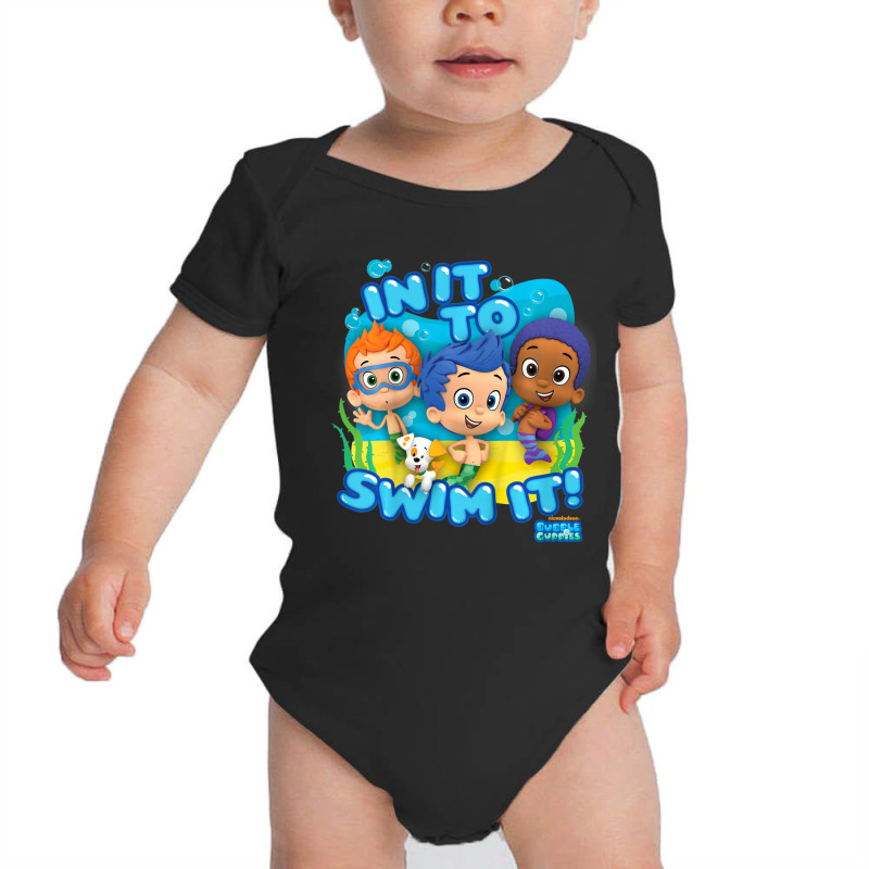 Kids Bubble Guppies In It To Swim It Baby Bodysuit | Artistshot