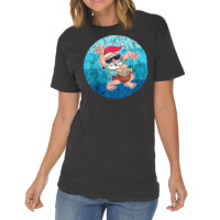 Santa Coconut Drink Vintage Ocean Water Christmas In July T Shirt Vintage T-shirt | Artistshot