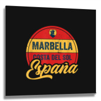 Marbella Costa Del Sol Spain Espana Metal Print Square | Artistshot