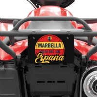 Marbella Costa Del Sol Spain Espana Atv License Plate | Artistshot