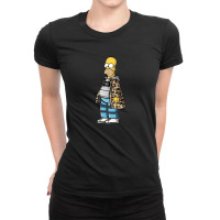 Homer Army Ladies Fitted T-shirt | Artistshot