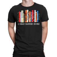 Womens I Read Banned Books Week Librarian Freadom Reader Nerd T-shirt | Artistshot