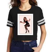 Rose Pinup Scorecard Crop Tee | Artistshot