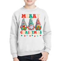 Gnome Xmas Light Pajamas Merry Christmas Matching Group Premium T Shir Youth Sweatshirt | Artistshot