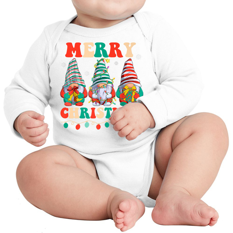 Gnome Xmas Light Pajamas Merry Christmas Matching Group Premium T Shir Long Sleeve Baby Bodysuit by qozhytyzhyshy | Artistshot