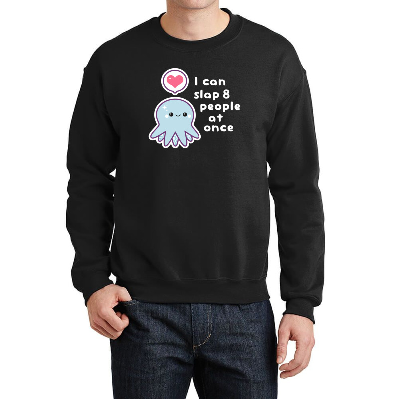 Funny Slapping Octopus Gift Crewneck Sweatshirt | Artistshot