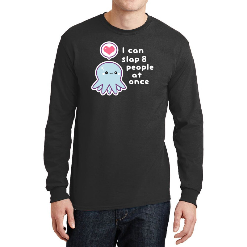 Funny Slapping Octopus Gift Long Sleeve Shirts | Artistshot