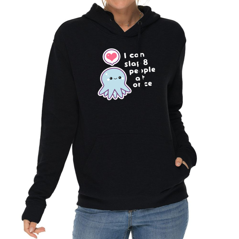 Funny Slapping Octopus Gift Lightweight Hoodie | Artistshot