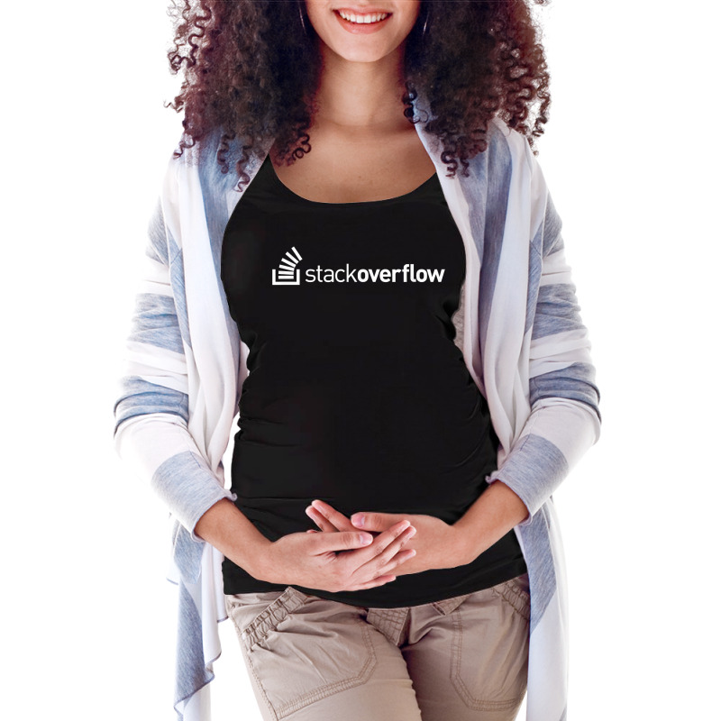 Stack Overflow   Software Developers, Programmers, Coders V2 T Shirt Maternity Scoop Neck T-shirt by cm-arts | Artistshot