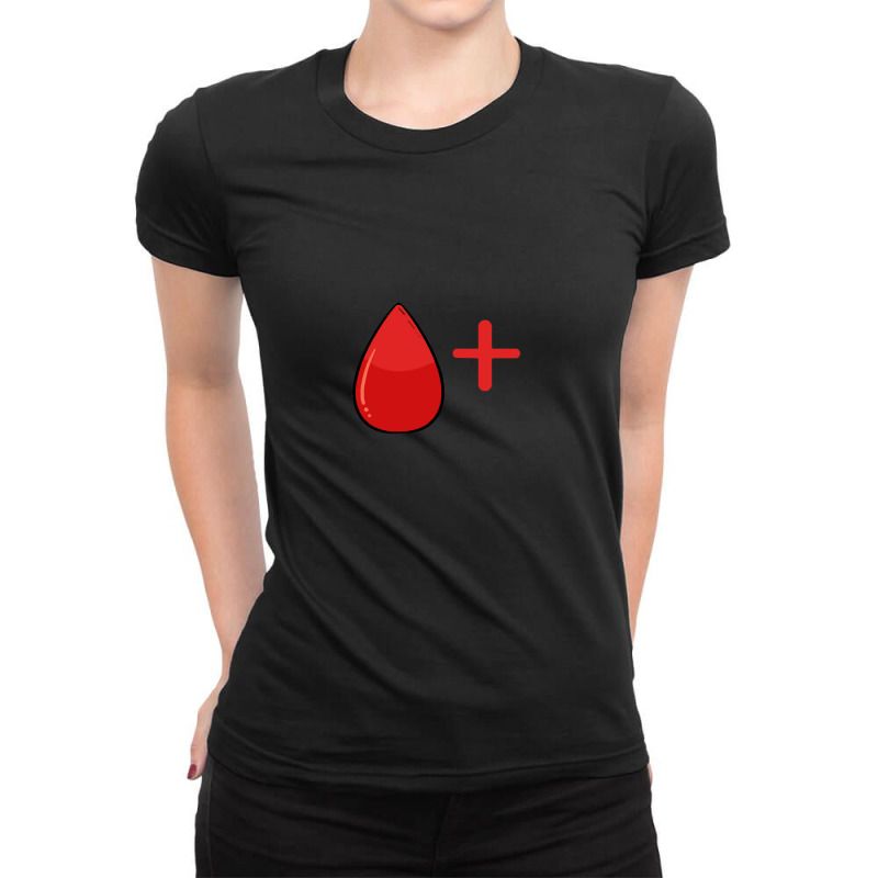 Blood Donor T-shirtsave Lives Donate Blood Proud Blood Donor Gift T-sh Ladies Fitted T-Shirt by resonantbarrel | Artistshot