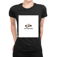 Take Adventure Go For Camping Explore The Nature Sleeveless Top Ladies Fitted T-shirt | Artistshot