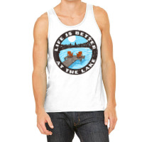 Life Is Better At The Lake   Relaxing Dock Adirondack Chair T Shirt Tank Top | Artistshot