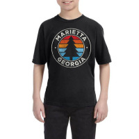 Marietta Georgia Ga Vintage Graphic Retro 70s Long Sleeve T Shirt Youth Tee | Artistshot