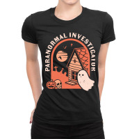 Paranormal Investigator Paranormal Investigator Ghost Hunting E V P Fu Ladies Fitted T-shirt | Artistshot