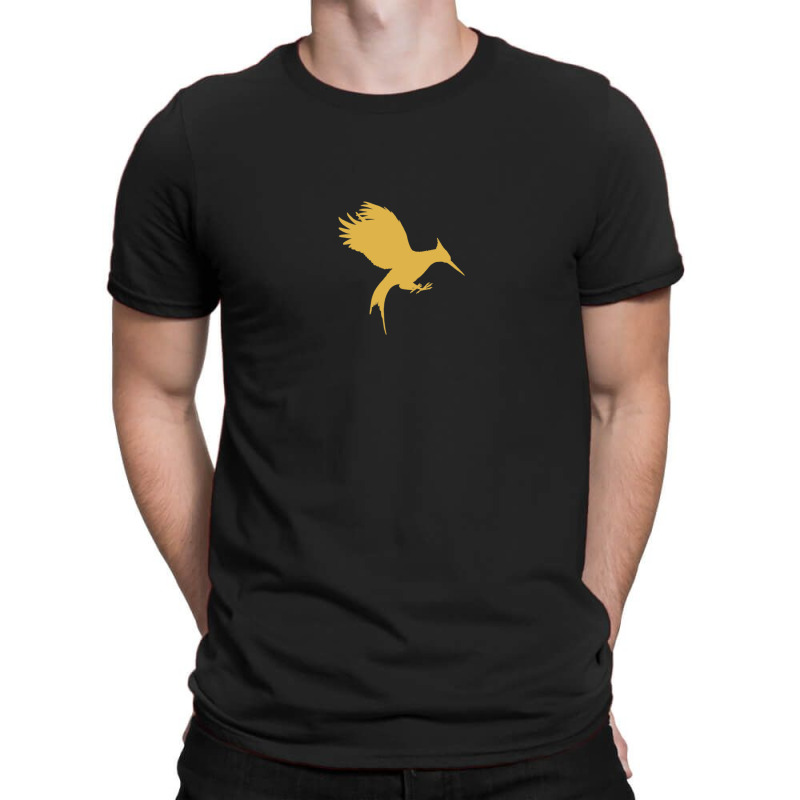 Catching Fire Symbol - Gold T-shirt | Artistshot