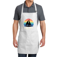 Feeling Nauti   Funny Sailing Sailboat Sail Boating Captain T Shirt Full-length Apron | Artistshot