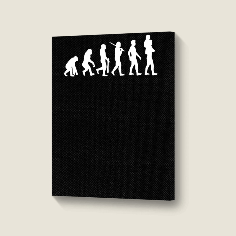 Evolution Of Father Son Portrait Canvas Print | Artistshot