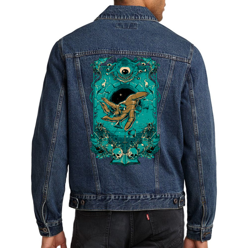 Dungeon Master (2) Men Denim Jacket | Artistshot