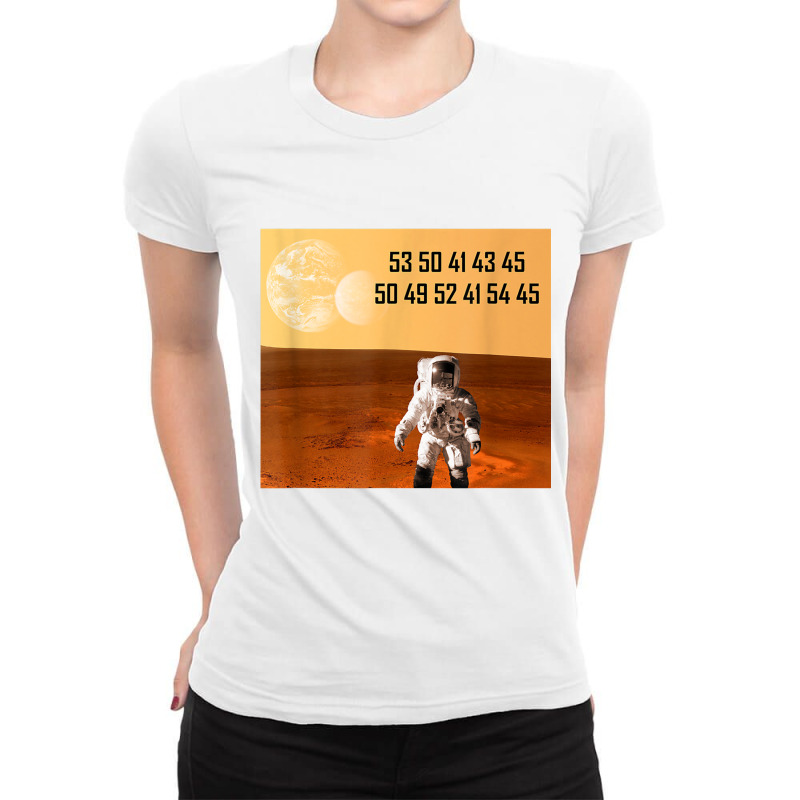 Chicgeek Space Pirate Hexadecimal T Shirt Ladies Fitted T-Shirt by cm-arts | Artistshot