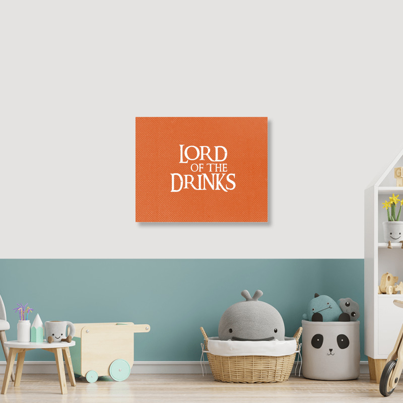 Lord Of The Drinks Landscape Canvas Print | Artistshot