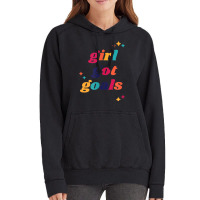 Girl Got Goals Casual Cute Funny Inspirational Fall Vintage Hoodie | Artistshot