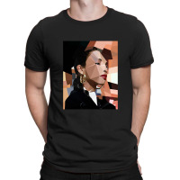 Smooth Operator - Low Poly Portrait T-shirt | Artistshot