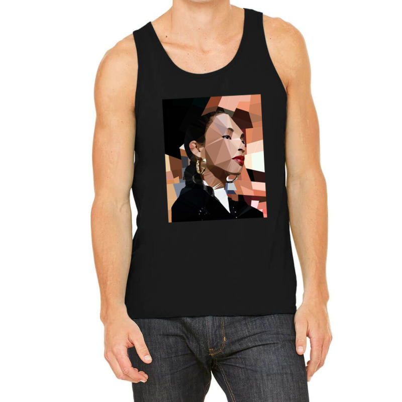 Smooth Operator - Low Poly Portrait Tank Top | Artistshot