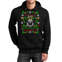 Funny Merry Pugging Pug Ugly Christmas Sweater Party Shirt Long Sleeve Unisex Hoodie | Artistshot