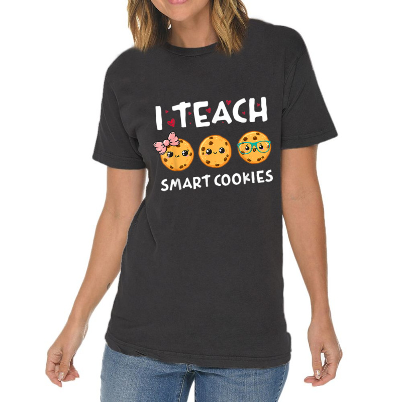 Teacher I Teach Smart Cookies Back To School Women Vintage T-shirt | Artistshot