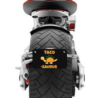 Taco Saurus Motorcycle License Plate | Artistshot