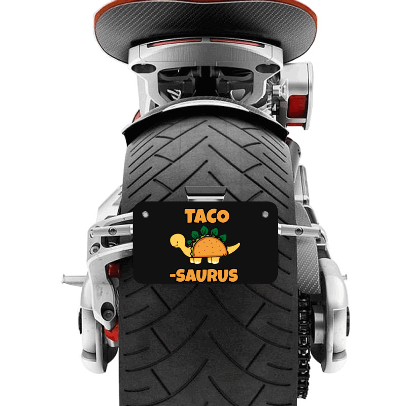 Taco Saurus Motorcycle License Plate | Artistshot