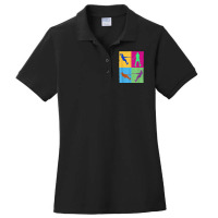 Water Skiing Cute Girl Colerful Women Colerful Waterskiing Ladies Polo Shirt | Artistshot