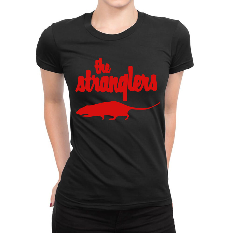 The S T R A N G L E R S Ladies Fitted T-shirt By Yay Store
