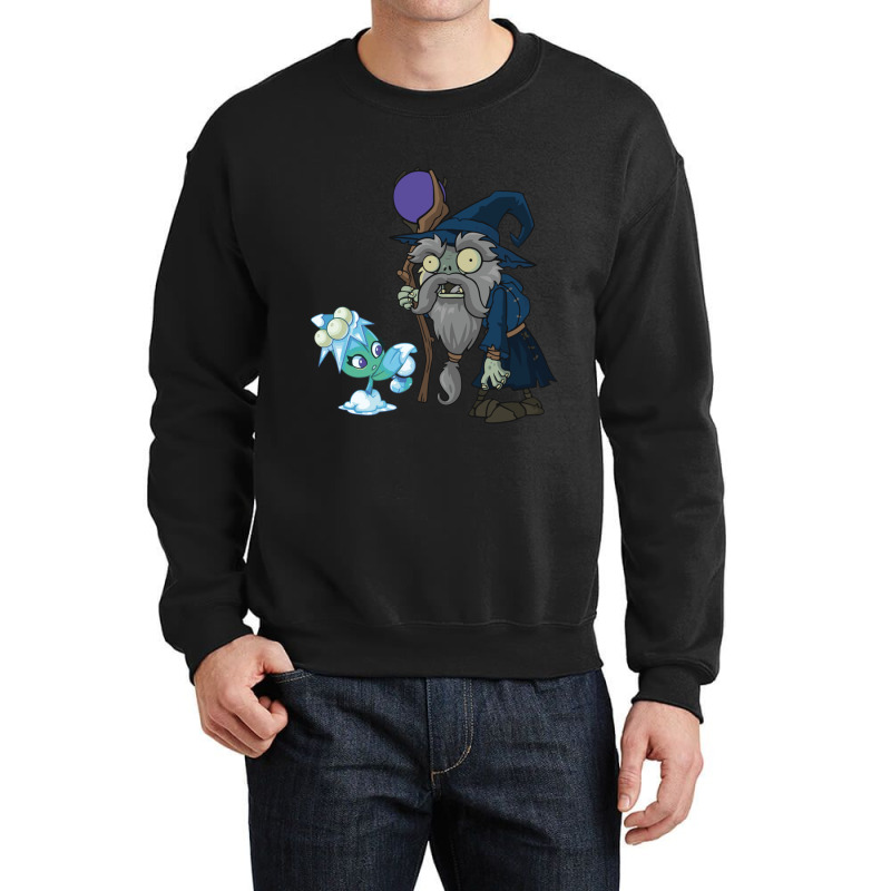 Plantsvszombiesmerlincharacter2 Crewneck Sweatshirt | Artistshot