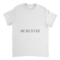 Roman Numeral 1968 Classic T-shirt | Artistshot