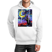 Dracula Castle Vampire Bats Halloween Starry Night Aja Art Unisex Hoodie | Artistshot