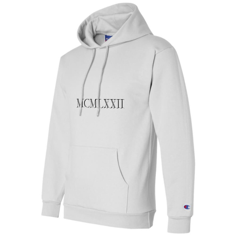 Roman Numeral 1972 Champion Hoodie by waktudzuhur | Artistshot