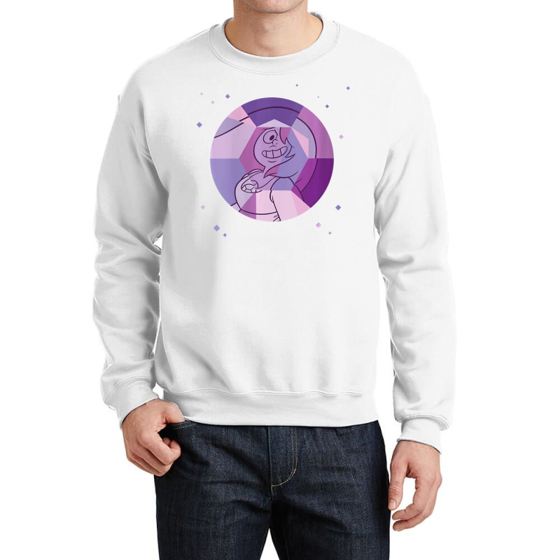 Womens Steven Universe Amethyst Gem Crewneck Sweatshirt by ngodieutrinh | Artistshot