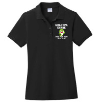 Mens Pinkfong Grandpa Shark Official Ladies Polo Shirt | Artistshot