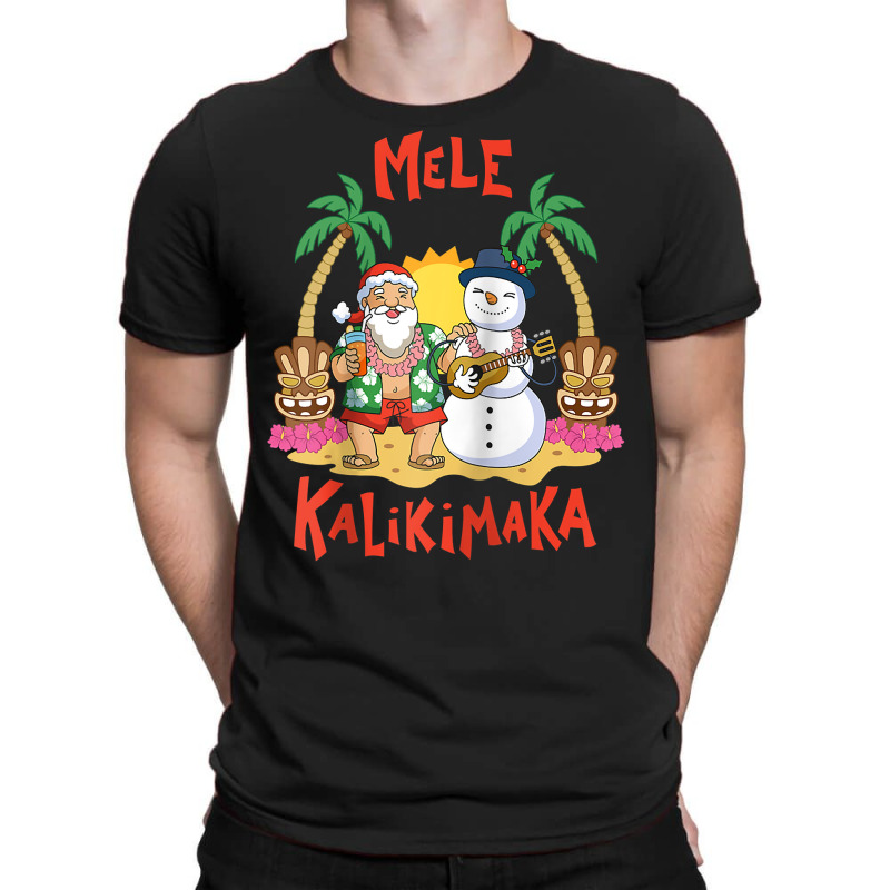 Mele Kalikimaka Merry Christmas Hawaii Raglan Baseball Tee T-shirt | Artistshot