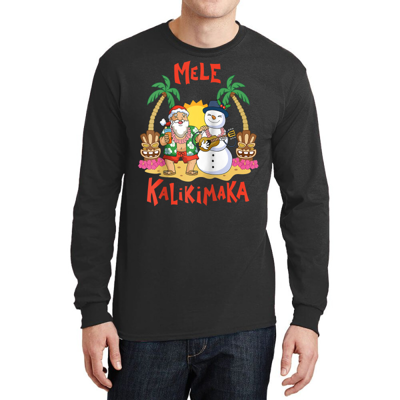 Mele Kalikimaka Merry Christmas Hawaii Raglan Baseball Tee Long Sleeve Shirts | Artistshot